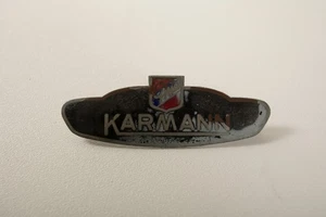 Karmann Ghia Emblem (R4A/JSF6) Volkswagen Enamel Fender Badge VW 1960-1974 - Picture 1 of 7