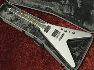 Gibson Dave Mustaine Flying V EXP Silver Metallic #GGeij - Picture 1 of 6