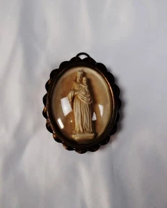 Marco Relicario XIX Busto De Cristo Bendiciendo De Espuma De de Mer Napoleón III - Picture 1 of 10