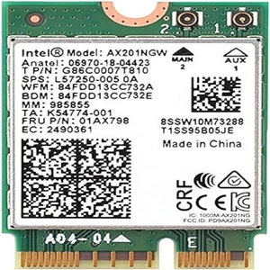 Intel Ax201ngw 01ax797 L57248-001 Module M.2 2230 Wifi 6 Dual Band BT 5.0 Pcie _ - Picture 1 of 5