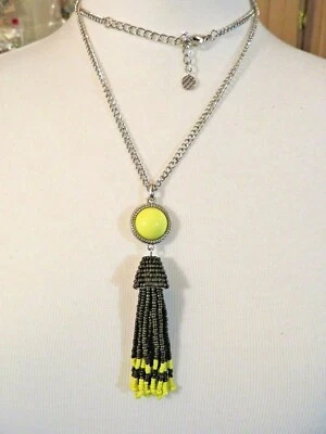 NUEVO COLLAR TALBOTS BORLA AMARILLA 32-35" Foto 1 de 2