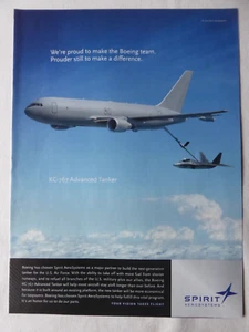 4/2007 PUB SPIRIT AEROSYSTEMS BOEING KC-767 ADVANCED TANKER F-35 ORIGINAL AD - Picture 1 of 1