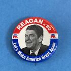 1980 Ronald Reagan for President 1 3/4" Pinback Button Make America Great Again
