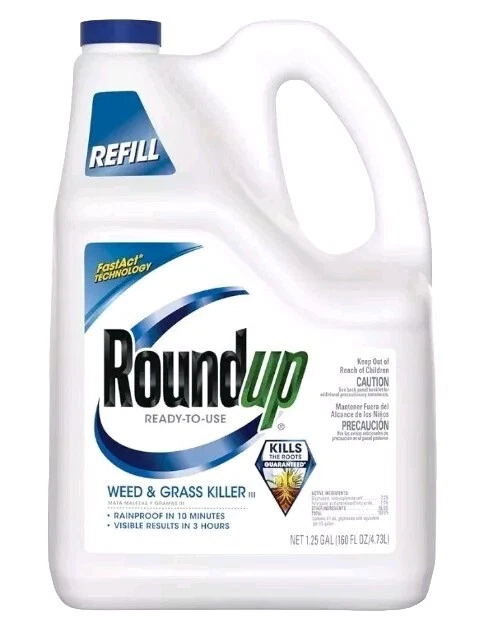 Repuesto Roundup listo para usar Weed & Grass Killer III, 1,25 galones MATA RAÍCES Foto 1 de 1