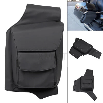 Bolsa protectora de alforja derecha negra para Harley Road King Classic FLHRC FLHR Foto 1 de 4