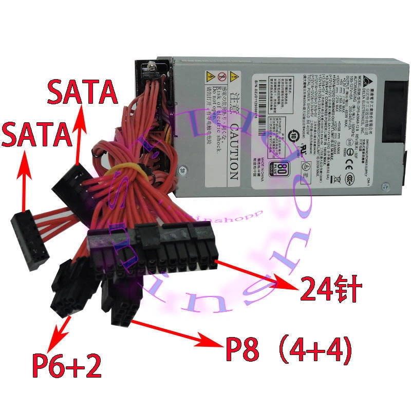 400W R47M41K39 1U Switch Power Supply for DELTA T39 FLEX ITX Computer Server 12V - Image 1 of 1