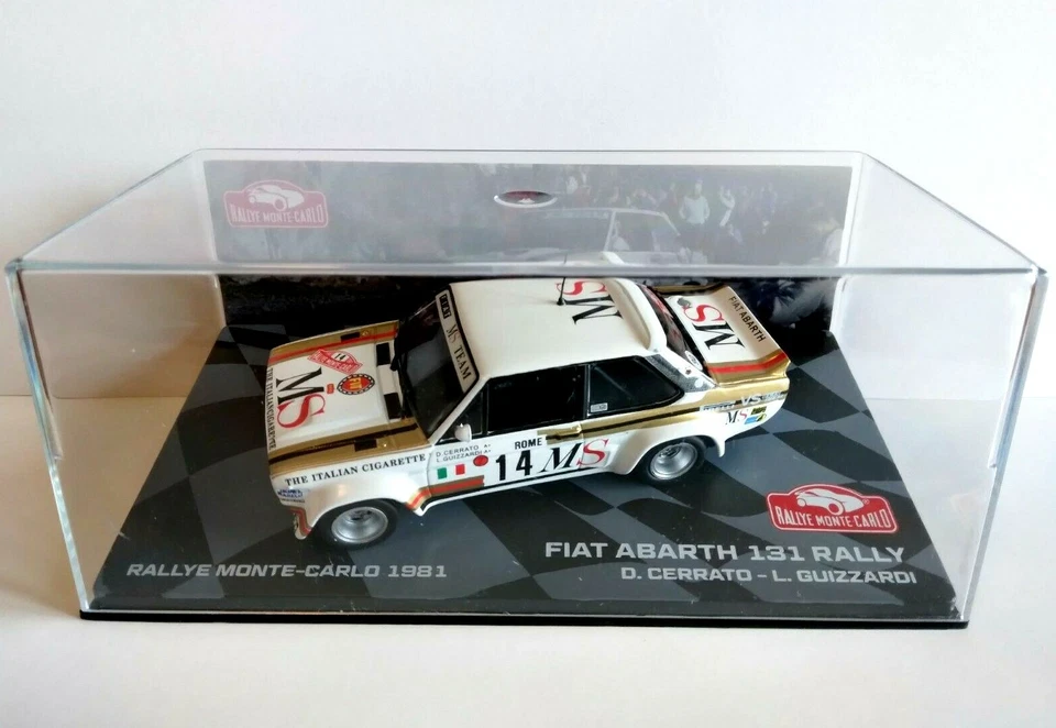 B) DIE CAST  FIAT ABARTH 131 RALLY RMC 1981 D. CERRATO - Scala 1/43 - Immagine 1 di 1