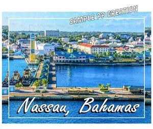 IMÁN FOTO NEVERA NASSAU, BAHAMAS 4 X 3 PULGADAS VIAJE - Imagen 1 de 1