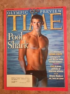MICHAEL PHELPS time OLYMPICS PREVIEW sheena johnson ALLYSON FELIX amanda beard - Picture 1 of 3