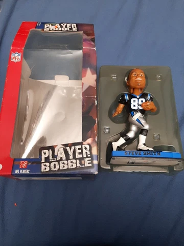 Steve Smith Bobblehead Panthers Forever Collectibles  Numbered # 480 of 2007 Cover
