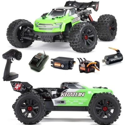 Arrma Kraton 4S V2 BLX RTR 1/10 4WD Brushless Monster Truck (Green) ARA4408V2T4 - Image 1 of 4