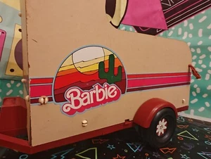 1970's Barbie Travelin' Horse Trailer Vintage Mattel Trailer Only Made in USA - Picture 1 of 14