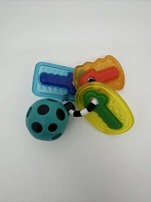 Sassy Drive 'n Drool Keys with Rattle Key Chain and 3 Teether Keys- In…101 - Image 1 of 4