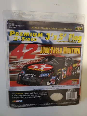 Juan Pablo Montoya 42 Havoline Premium 3'x5' Double Sided Flag Chip Ganassi Cover