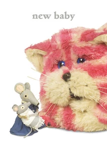 Bagpuss New Baby Greeting Card Kids TV show 1970's Nostalgic Retro - Picture 1 of 2