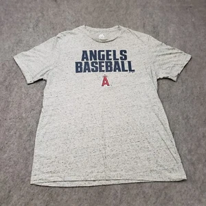 NEU Los Angeles Angels Shirt Herren Extra Large grau rot MLB Baseball Majestic - Bild 1 von 8