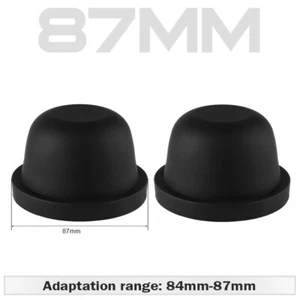 2X 87mm Rubber Housing Seal Cap Dust Cover For Car LED Headlight Xenon HID Bulb - Picture 1 of 8
