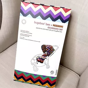 Missoni Target Bugaboo Bee Zig Zag Sun Canopy Blanket Accessory Set For Stroller - Picture 1 of 6