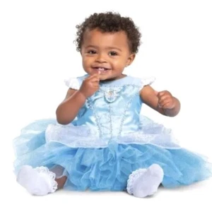 Baby Girls Disney Princess blue Cinderella dress Costume size 6-12 months - Picture 1 of 8