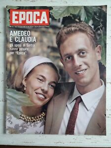 Epoca n.722 anno 1964 Amedeo e Claudia gli sposi di Sintra 
