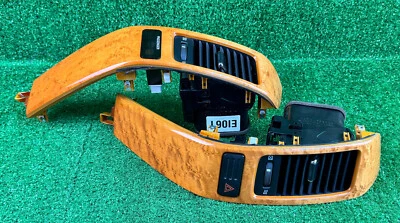 Lexus GX470 2003-2007 Consola de grano de madera Juego de paneles de salida de ventilación de aire OEM usado LHD Foto 1 de 4