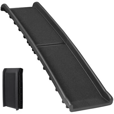 Rampa plegable para mascotas rampa ligera para perros para autos camiones SUV hasta 150 libras negra Foto 1 de 4