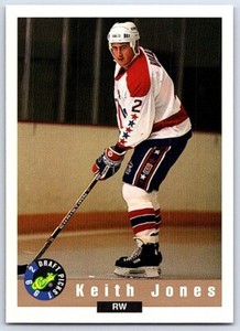 1992-93 Classic Draft Picks Keith Jones Washington Capitals #96