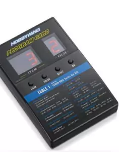 HOBBYWING 30501003 LED Program Card - Picture 1 of 1