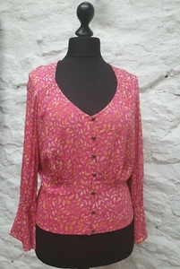 Anthropologie.  Maeve. Brand new top. Medium. New with tags £90.00. Pink - Picture 1 of 4