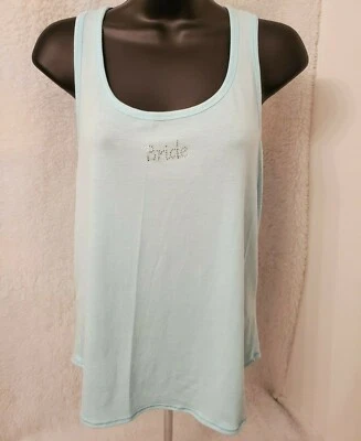 Secret Treasures 女式睡衣衬衫 M 码 8/10 绿松石新娘 — 第 1/4 张图片