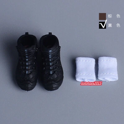 1/12 Black Sports Climbing Shoes Boots Scene Prop Model Fit 6'' Action Figure - Image 1 of 4
