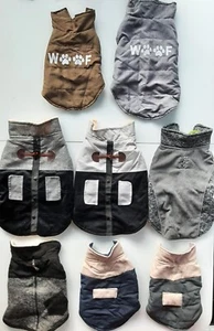 Hundepullover Strick Cord Fleece Gr S M L Hundemantel Hundejacke gefüttert Teddy - Bild 1 von 19