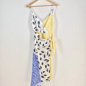 NEW Yumi Kim womens dress size S aus 8 fit flare slip multicolour print 081682 - Picture 1 of 11