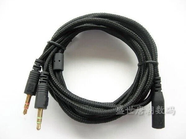 Genuine kingston Hyperx Cloud II Headphone Extension Cable 2-in-1 Adapter Cord - Image 1 of 1