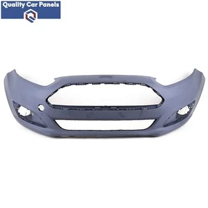 Front Bumper Primed Ford Fiesta 2013-2016 Without PDC Or Washer Holes - Picture 1 of 7