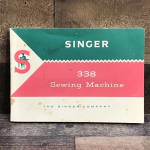 Vintage Original Singer 338 Sewing Machine Owners Manual 1964 *Small Size* - Picture 1 of 5