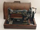 Antique Singer Hand Crank Sewing Machine Model 28k Circa 1917 w/ Case