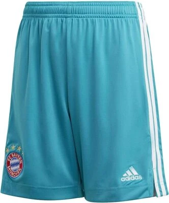 Bayern Munich Football Shorts Goalkeeper  9-10  Years Adidas NWT  Soccer shorts - Image 1 of 4