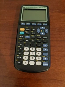 Texas Instruments TI-83 Plus Graphing Calculator with Cover - Picture 1 of 4