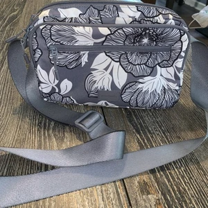 Vera Bradley "Moon Shadow Meadow" Print Purse RFID crossbody Adjustable Strap - Picture 1 of 9