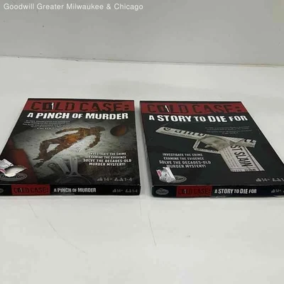 Lot Of 2 Cold Case Mystery Board Game - Image 1 of 4