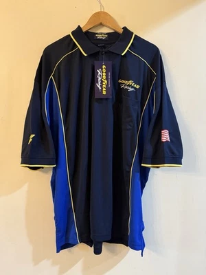 Camisa polo Goodyear Racing para hombre 3XL azul deportes de motor carreras de automóviles XXXL (#A10) Foto 1 de 3