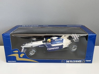 Minichamps 1/18 Williams F1 BMW FW23 Ralf Schumacher 1st GP Win 2001 100 010025 - Image 1 of 4