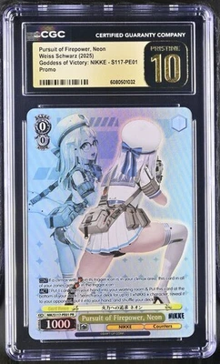 CGC Pristine 10 2025 Weiss Schwarz English NIKKE Neon PR Promo - Image 1 of 2