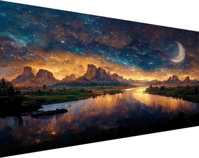 HOQQUE Diamond Painting Diamant Bilder Erwachsene Groß xxl Landschaft 5d Full Voll Set