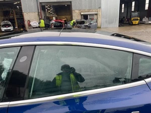 TESLA MODEL 3 DOOR GLASS WINDOW REAR LEFT 2018-2023 - Picture 1 of 8