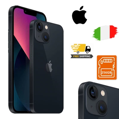 NUOVO Apple iPhone 13 - 256GB - Mezzanotte Nero (Sbloccato) ✔️Garanzia 24 MESI - Immagine 1 di 4