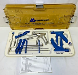 9 Piece Innovasive Devices 2700 ROC Fastener System Universal Tray Arthro Ortho - Picture 1 of 10