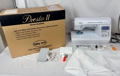 Gently Used Baby Lock Presto 2 Sewing Machine w/ Box - Model BLMPR2 - Image 1 of 4