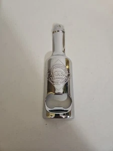 Tabasco Bottle Opener Chrome Metal McIlhenny Co. Pepper Sauce Collectible Bar - Picture 1 of 5